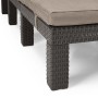 Keter Tumbona con cojín Daytona marrón de , Tumbonas - Ref: Foro24-441307, Precio: 148,32 €, Descuento: %