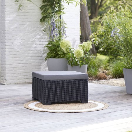 Allibert Otomana de jardín California gris de , Sofás modulares de exterior - Ref: Foro24-444966, Precio: 113,36 €, Descuento: %