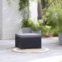 Allibert Otomana de jardín California gris de , Sofás modulares de exterior - Ref: Foro24-444966, Precio: 113,36 €, Descuento: %