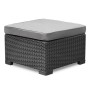 Allibert Otomana de jardín California gris de , Sofás modulares de exterior - Ref: Foro24-444966, Precio: 113,36 €, Descuento: %