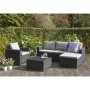 Allibert Otomana de jardín California gris de , Sofás modulares de exterior - Ref: Foro24-444966, Precio: 113,36 €, Descuento: %