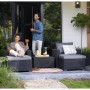 Allibert Otomana de jardín California gris de , Sofás modulares de exterior - Ref: Foro24-444966, Precio: 113,36 €, Descuento: %
