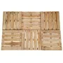 Baldosas de porche 6 unidades madera marrón 50x50 cm de vidaXL, Suelos y moquetas - Ref: Foro24-44947, Precio: 68,97 €, Descu...