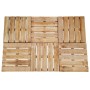 Baldosas de porche 6 unidades madera marrón 50x50 cm de vidaXL, Suelos y moquetas - Ref: Foro24-44947, Precio: 70,13 €, Descu...