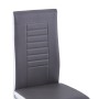 Sillas voladizas de comedor 4 unidades cuero sintético gris de , Sillas de comedor - Ref: Foro24-281726, Precio: 271,46 €, De...