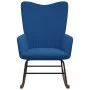 Silla mecedora de terciopelo azul de , Mecedoras - Ref: Foro24-327753, Precio: 109,59 €, Descuento: %