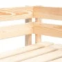 Corner sofa made of impregnated pine wood garden pallets by , Modular outdoor sofas - Ref: Foro24-3066606, Price: 121,70 €, D...
