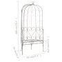 Banco de jardín metal marrón envejecido 95 cm de vidaXL, Bancos de jardín - Ref: Foro24-45433, Precio: 261,24 €, Descuento: %