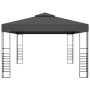 Cenador con tira de luces LED gris antracita 3x4 m de , Carpas y cenadores - Ref: Foro24-3070308, Precio: 273,52 €, Descuento: %