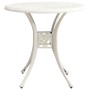 Mesa y sillas de bistró 3 piezas aluminio fundido blanco de , Conjuntos de jardín - Ref: Foro24-3070582, Precio: 430,02 €, De...