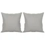 2-seater sofa with light gray microfiber fabric cushions 140 cm by , Sofas - Ref: Foro24-3200972, Price: 215,13 €, Discount: %