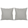 Sofá de 2 plazas con cojines tela microfibra gris claro 140 cm de , Sofás - Ref: Foro24-3200972, Precio: 269,87 €, Descuento: %