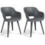 Keter Sillas de jardín Akola 2 unidades gris de , Sillas de jardín - Ref: Foro24-431495, Precio: 139,89 €, Descuento: %