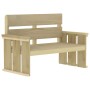Juego de comedor de jardín 3 piezas madera de pino impregnada de , Conjuntos de jardín - Ref: Foro24-3096616, Precio: 371,06 ...