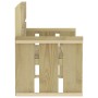 Juego de comedor de jardín 3 piezas madera de pino impregnada de , Conjuntos de jardín - Ref: Foro24-3096616, Precio: 371,06 ...