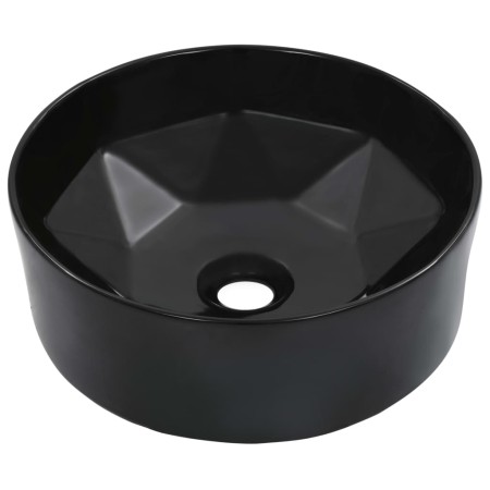 Lavabo 36x14 cm cerámica negro de vidaXL, Lavabos - Ref: Foro24-143910, Precio: 57,75 €, Descuento: %