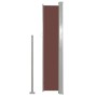 Toldo lateral retráctil 160x500 cm marrón de vidaXL, Sombrillas - Ref: Foro24-45465, Precio: 85,72 €, Descuento: %