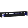 Mueble de TV con luces LED Negro 260x36,5x40 cm de , Muebles TV - Ref: Foro24-3152819, Precio: 177,62 €, Descuento: %