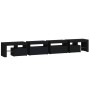 Mueble de TV con luces LED Negro 260x36,5x40 cm de , Muebles TV - Ref: Foro24-3152819, Precio: 177,62 €, Descuento: %