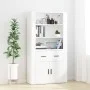 Hohes weißes Sideboard aus Sperrholz von , Sideboards - Ref: Foro24-3185375, Preis: 149,29 €, Rabatt: %