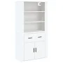 Hohes weißes Sideboard aus Sperrholz von , Sideboards - Ref: Foro24-3185375, Preis: 149,29 €, Rabatt: %