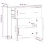 Hohes weißes Sideboard aus Sperrholz von , Sideboards - Ref: Foro24-3185375, Preis: 149,29 €, Rabatt: %