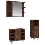 Set de muebles baño 3 pzas madera contrachapada roble ahumado de , Muebles de baño - Ref: Foro24-3187609, Precio: 161,68 €, D...