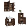 Set de muebles baño 3 pzas madera contrachapada roble ahumado de , Muebles de baño - Ref: Foro24-3187609, Precio: 161,68 €, D...