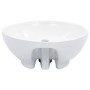 Lavabo con rebosadero 46,5x18 cm cerámica blanco de vidaXL, Lavabos - Ref: Foro24-143903, Precio: 73,16 €, Descuento: %