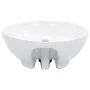 Waschbecken mit Überlauf 46,5x18 cm aus weißer Keramik von vidaXL, Sinkt - Ref: Foro24-143903, Preis: 71,81 €, Rabatt: %