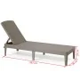 Keter Tumbona Jaipur color capuchino 235163 de , Tumbonas - Ref: Foro24-420018, Precio: 90,33 €, Descuento: %