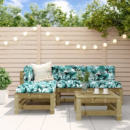 Juego de sofás de jardín 5 piezas madera de pino impregnada de , Conjuntos de jardín - Ref: Foro24-3186563, Precio: 281,75 €,...