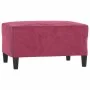 Sofa set with cushions 4 pieces red velvet by , Sofas - Ref: Foro24-3201490, Price: 600,33 €, Discount: %