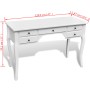 Escritorio francés de madera con patas curvadas y 5 cajones de , Escritorios - Ref: Foro24-241734, Precio: 251,41 €, Descuent...