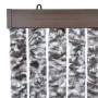 Cortina mosquitera marrón y beige chenilla 56x200 cm de , Mosquiteras para ventanas - Ref: Foro24-315129, Precio: 38,73 €, De...