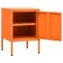 Nachttisch aus orangefarbenem Stahl, 35 x 35 x 51 cm von , Nachttische - Ref: Foro24-336210, Preis: 73,48 €, Rabatt: %