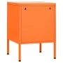 Nachttisch aus orangefarbenem Stahl, 35 x 35 x 51 cm von , Nachttische - Ref: Foro24-336210, Preis: 73,48 €, Rabatt: %