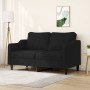 Sofá de 2 plazas de tela negro 140 cm de , Sofás - Ref: Foro24-359363, Precio: 224,14 €, Descuento: %