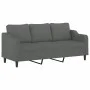 3-seater sofa in dark gray fabric 180 cm by , Sofas - Ref: Foro24-359368, Price: 263,74 €, Discount: %