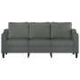 Sofá de 3 plazas de tela gris oscuro 180 cm de , Sofás - Ref: Foro24-359368, Precio: 281,76 €, Descuento: %