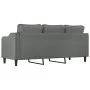 3-seater sofa in dark gray fabric 180 cm by , Sofas - Ref: Foro24-359368, Price: 263,74 €, Discount: %