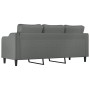 Sofá de 3 plazas de tela gris oscuro 180 cm de , Sofás - Ref: Foro24-359368, Precio: 281,76 €, Descuento: %