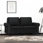 Sofá de 2 plazas de cuero sintético negro 120 cm de , Sofás - Ref: Foro24-359499, Precio: 232,15 €, Descuento: %