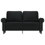 Sofá de 2 plazas de cuero sintético negro 120 cm de , Sofás - Ref: Foro24-359499, Precio: 232,15 €, Descuento: %