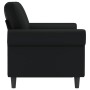 Sofá de 2 plazas de cuero sintético negro 120 cm de , Sofás - Ref: Foro24-359499, Precio: 235,83 €, Descuento: %