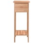 Mesa auxiliar con cajón madera maciza nogal 25x25x60 cm de , Mesas auxiliares - Ref: Foro24-350343, Precio: 45,79 €, Descuent...