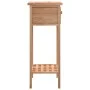 Mesa auxiliar con cajón madera maciza nogal 25x25x60 cm de , Mesas auxiliares - Ref: Foro24-350343, Precio: 44,81 €, Descuent...
