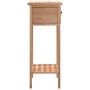 Mesa auxiliar con cajón madera maciza nogal 25x25x60 cm de , Mesas auxiliares - Ref: Foro24-350343, Precio: 45,79 €, Descuent...