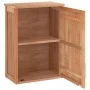 Armario de baño para pared madera maciza de nogal 42x23x60 cm de , Taquillas y armarios de almacenamiento - Ref: Foro24-35035...
