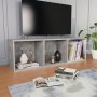 Estantería libros/mueble TV contrachapada hormigón 36x30x114cm de , Librerías y estanterías - Ref: Foro24-800139, Precio: 41,...